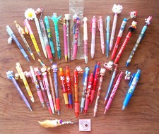 Hello Kitty Pen Mechanical Pencil Topper Charm Vintage Sanrio Smiles Mascot