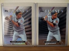 2013 Topps Finest Baseball Manny Machado Rookie Card Silver refractor+ base 