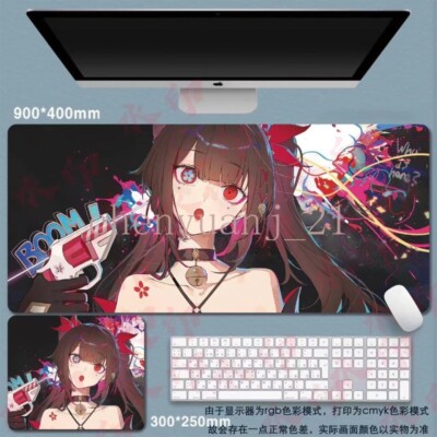 Sparkle Honkai: Star Rail Anime Mousemat Keyboard Mouse Pad Playmat 80*40cm