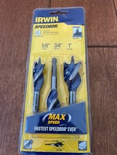 Irwin Speedbor Tri-Flute wood Drill Bit Set, ...