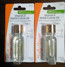 2 pieces NIP Sally Hansen Vitamin E Nail  Cuticle Oil full size
