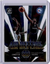 2021-22 Panini Donruss Optic Basketball, Air Defense Insert Card #5 JOEL EMBIID