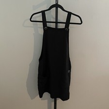 Mango Casual Black Pinafore Dress Size 4