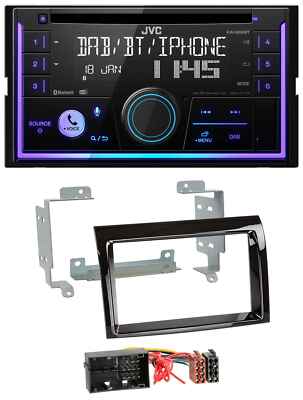 JVC MP3 USB 2DIN DAB Bluetooth CD Car Stereo for Fiat Ducato Peugeot Boxer Citroe