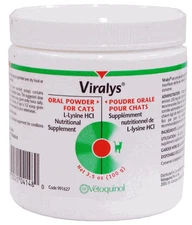 Vetoquinol Viralys L-Lysine Powder 100 grams    ***FREE SHIPPING***