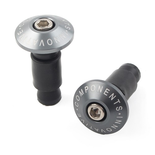 CNC 7/8'' Lenkerendgewichte Lenkergriffkappen Stopfen Dirtbike Grau - Picture 6 of 8