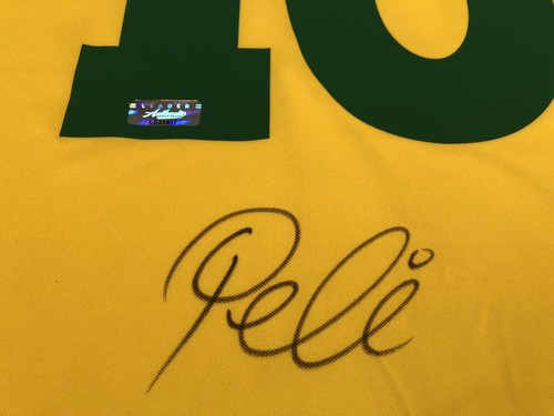 Pelé Signed Jersey auf Brasilien Trikot. Mit Zertifikat. - Bild 7 von 16