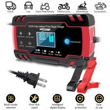 Automatic 12v8a 24v4a Car Battery Charger With Temp Compensation For Trucks