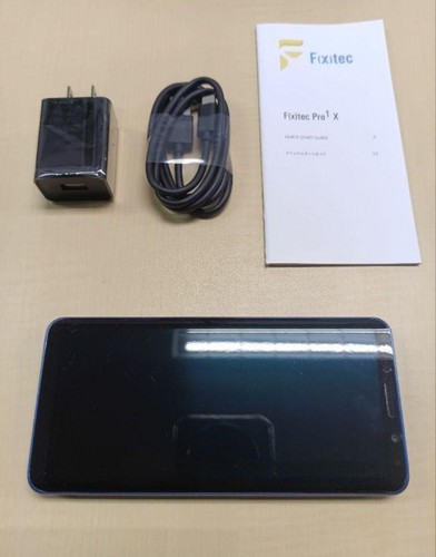 F(x)tec Pro1 X QX1050 Blue QWERTY Keyboard Smartphone 128GB Unlocked Android - 第 4/9 張圖片