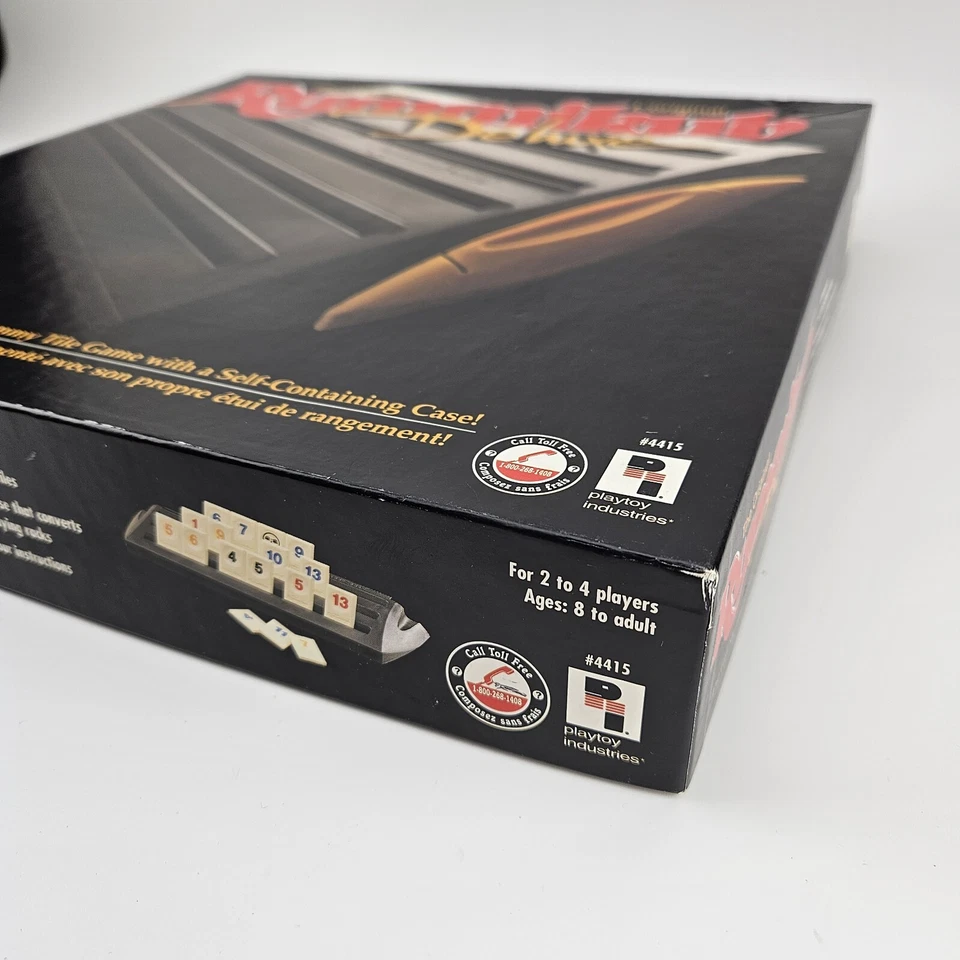 Playtoy Rummikub Board Game Deluxe Edition Vintage 1998 Complete Original Box - Image 4 of 4