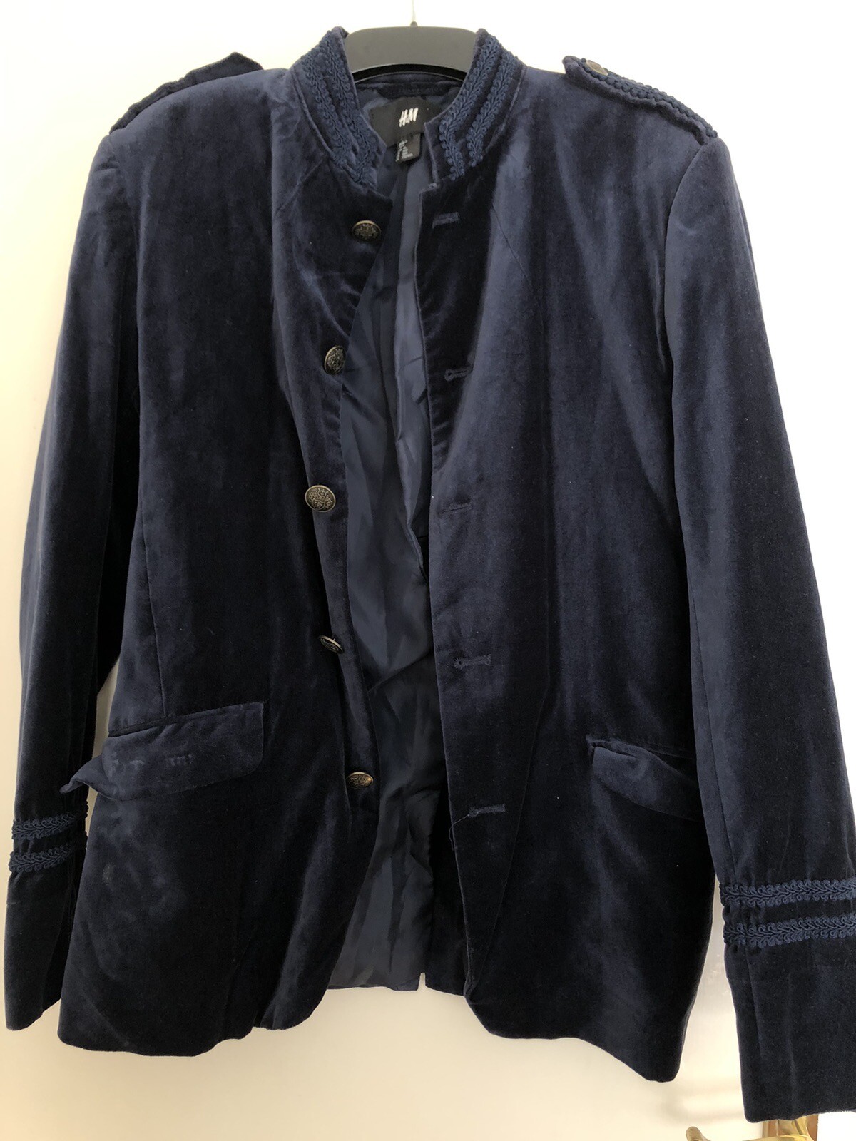 Women’s Velvet Military Style Jacket From H&M eBay