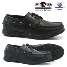 MENS MEMORY FOAM SHOES CASUAL WALKING WORK BOAT DECK MOCCASIN DRIVING TRAINERS