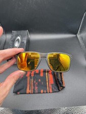 Oakley Fall Out Collection Holbrook Matte Brn Tortoise Fire Irid Lens OO9102-59