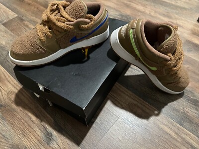 Nike Air Jordan 1 Low  Teddy Bear  (GS) (DO2233-264) Size 6Y /Women 7.5