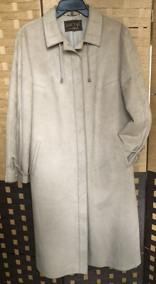 Baronia von Gollas Faux suede coat size  16/USA/-sale