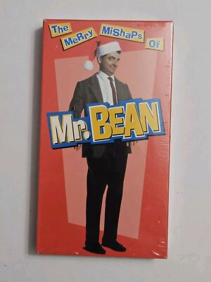New Sealed The Merry Mishaps of Mr Bean VHS tape 1992 VHS