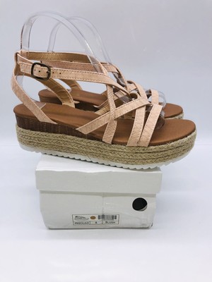 blush espadrille sandals