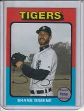 Shane Greene 2019 Topps Archives 1975 Design 109/175 Detroit Tigers