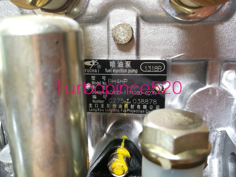 NEW GENUINE LONGKOU BH4HP YUCHAI YC4E 4.2L INJECTION PUMP