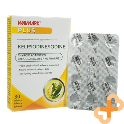 WALMARK Kelp 0,15 mg 30 Tabletten Schilddrüsenfunktion Gesundheitszusatz Jod