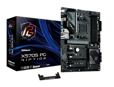 ASROCK ATX Motherboard X570S PG Riptide Lightning Gaming Port New From Japan