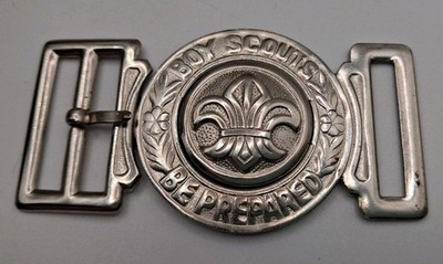 Vintage Boy Scouts Gürtelschnalle ''Be Prepared'' Pfadfinder USA Sammlerzustand