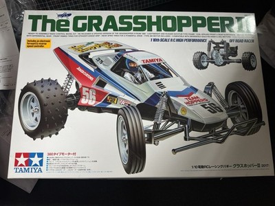 Mint in box parts sealed Grasshopper II by Tamiya in 1/10 scale from 2017