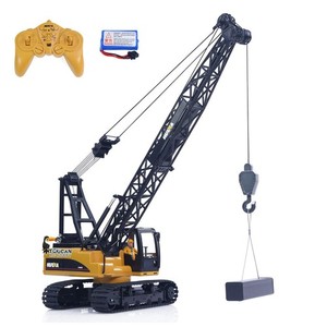 HUINA 1572 15CH 1/14 Tower Excavator Model Construction Crane Truck LED Light