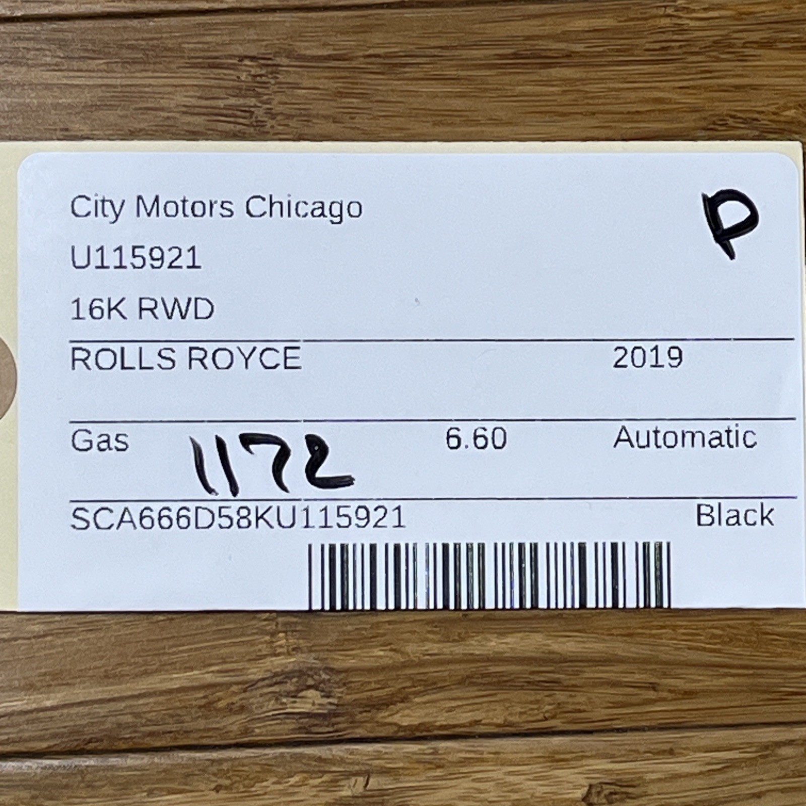2016-2023 Rolls Royce Dawn RR6 Front Left Seat Black Panel Leather OEM NOTE