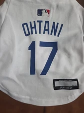 Pets First MLB Shohei Ohtani  #17 Player Pet Jersey, LA Dodgers Large NEW 
