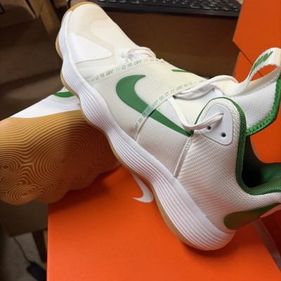 Nike Air React HyperSet SE White Green Volleyball Shoe DJ4473-170 Men Sz 11.5