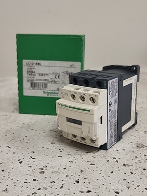 SCHNEIDER ELECTRIC LC1D18BL Contactor 24V DC 2.4W 7.5KW/400V 10HP/480V 2F1252