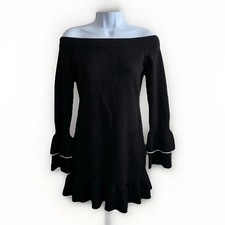 Lulus Black Sweater Dress Size Small
