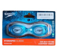 Speedo Unisex Swim Goggles Hydrospex Classic Ceramic/Celeste One Size
