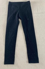 Cat  Jack Leggings Girls Medium Black Slim Leg Elastic Waistband Pull On