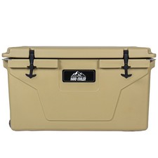 85 Qt Khaki Rotomolded Cooler - 6-Day Ice Retention - Bear-Resistant