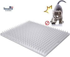 8 Pack Cat Deterrent Outdoor/Indoor Scat Mat, Pet Deterrent Training Mats, Keep