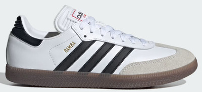 adidas Women's Samba Indoor Soccer Shoes White/Black (Select Size)