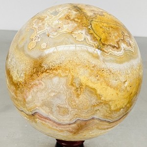 Natural thousand-layer agate crystal ball healing 3780G