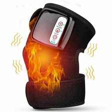 Electric Knee Massager Heated Vibration Joint Brace Therapy Shoulder Pain Relief