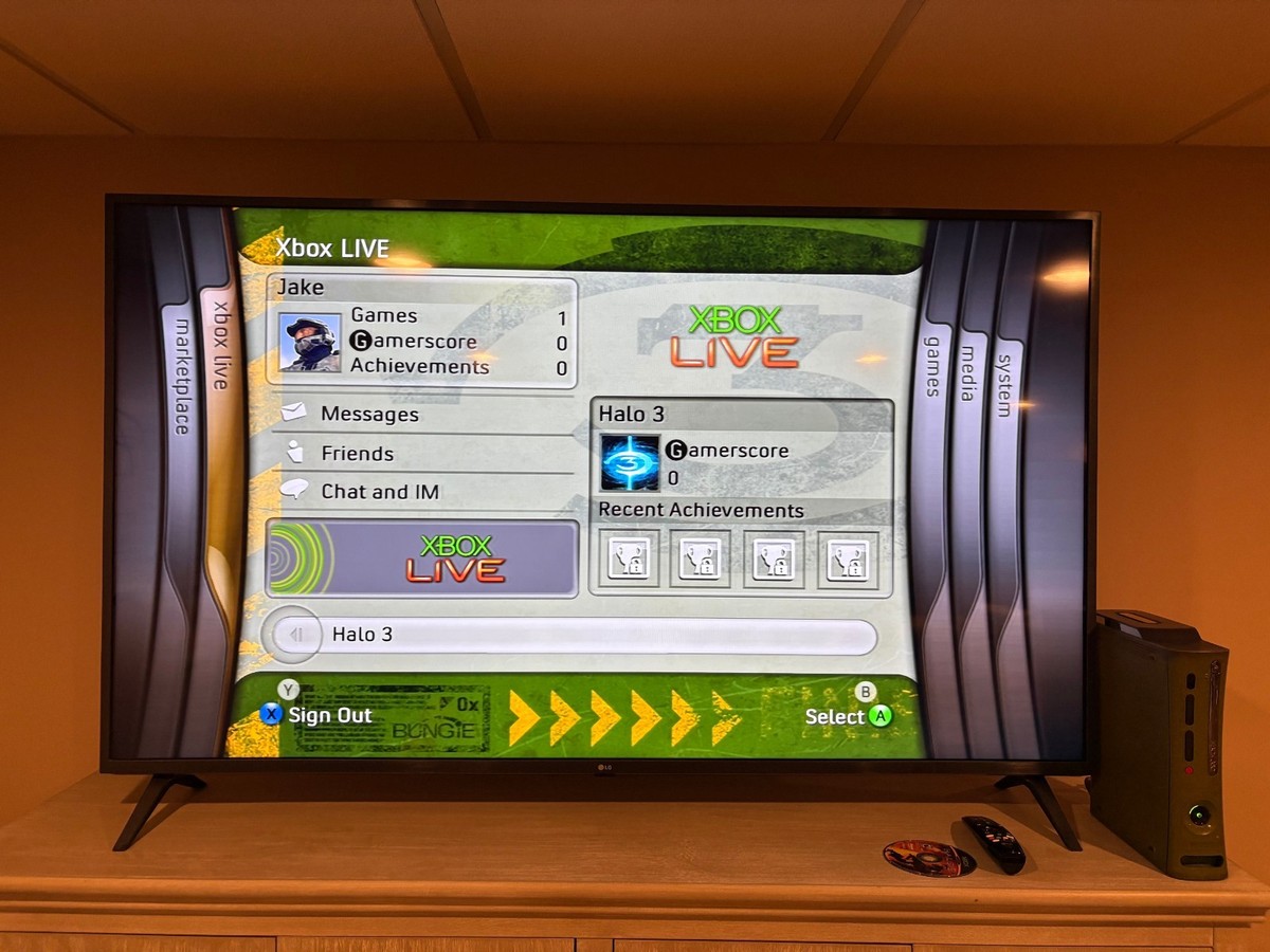 Blades Dashboard Halo Xbox 360 Console 500GB