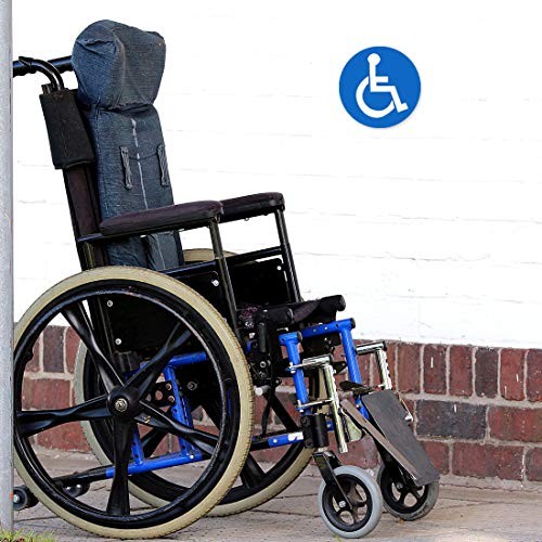 Disabled Wheelchair Symbol Labels | Handicap Signs Stickers 2 inch Round - Picture 5 of 5