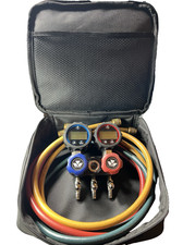 Mastercool 84472 R134a 2-way Aluminum Mini Manifold Digital Gauge Set Msc84472 Mastercool 84472 R134a 2-way Aluminum Mini Manifold Digital Gauge Set Msc84472