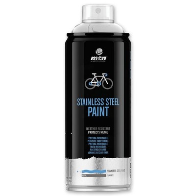 MTN PRO Sprühlack 400ml Edelstahl Rostschutz Farbe Spraydose hitzefest Rostfrei