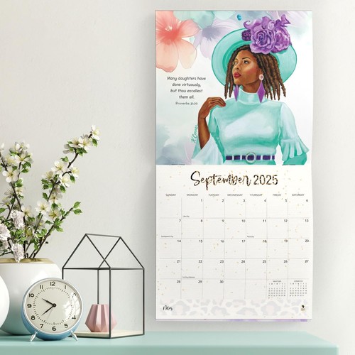 African American Expressions 2025 Wall Calendars - 2025, Sunday Morning - 第 3/4 張圖片