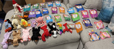 Ty Teenie Beanies Lot Assorted Plush Toys 3-7 Years Age Level 3-4 4-7 year 1993