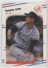 1988 Fleer Tommy John #211 03ew