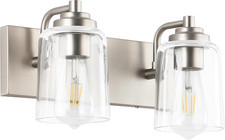 SOLFART Brushed Nickel Bathroom Light Fixture Vanity Lighting Fixtures over Mirr