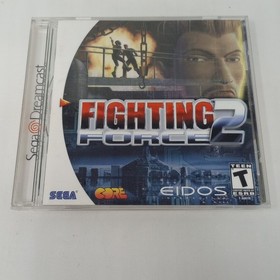 Fighting Force 2 (Sega Dreamcast) Disc, Case, & Manual