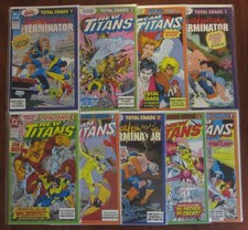 Total Chaos #1-9 1992 Series NM (New Titans, Team Titans, Deathstroke)